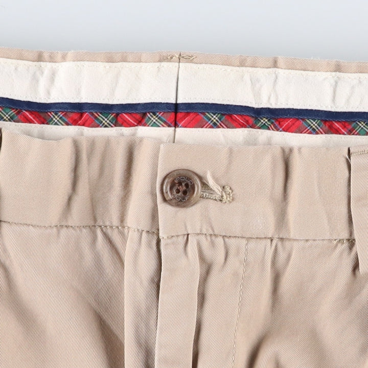 Ralph Lauren POLO GOLF Fairway Shorts, two-pleat chino shorts, men's size W36. cotton Beige type Vintage Second Hand