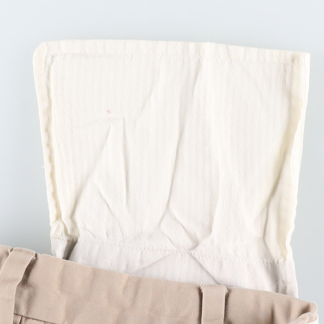 Ralph Lauren POLO GOLF Fairway Shorts, two-pleat chino shorts, men's size W36. cotton Beige type Vintage Second Hand