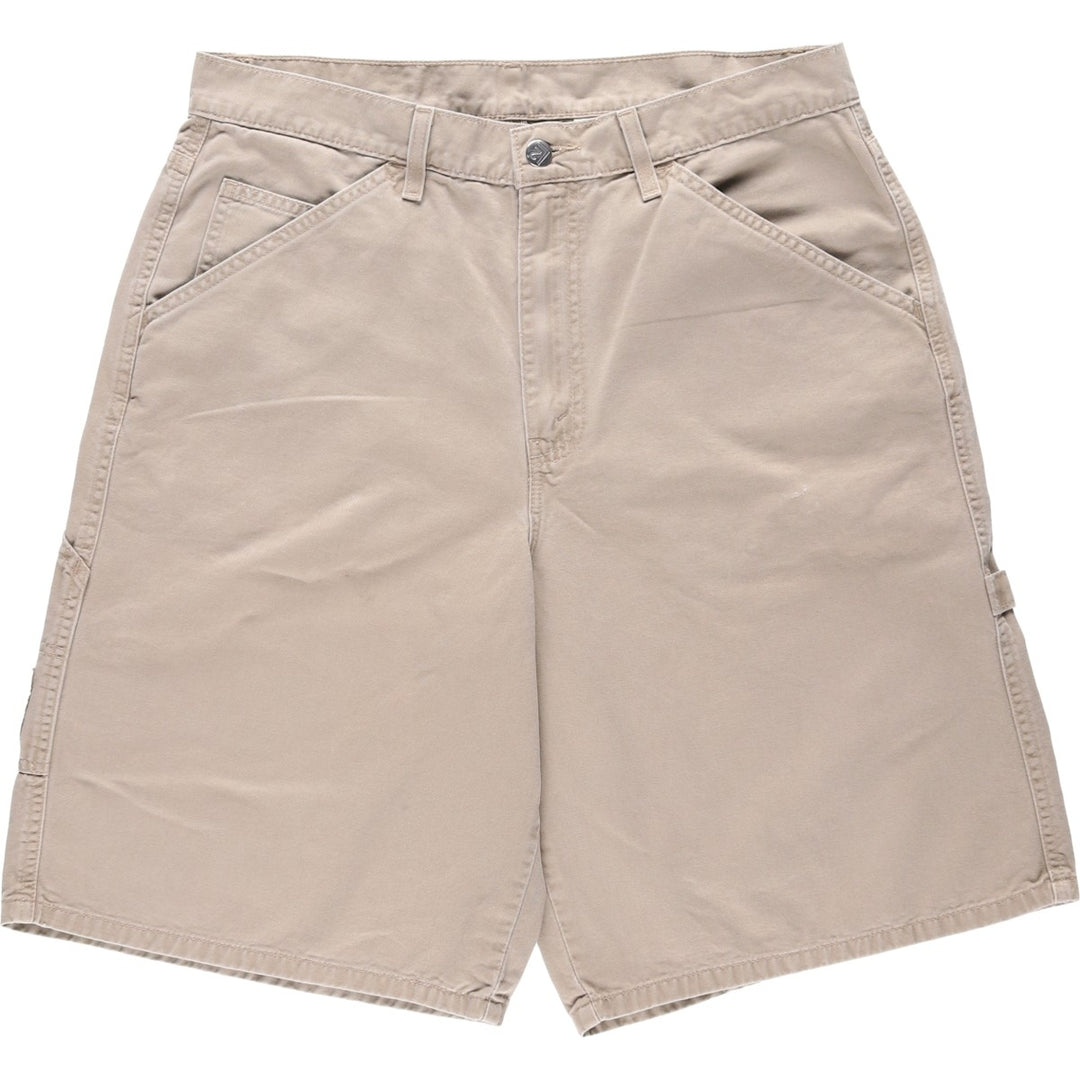 1990'S Levi's L2 36591-2524 Painter Shorts, Men's W34 (approx.), Vintage cotton Beige type Vintage Second Hand