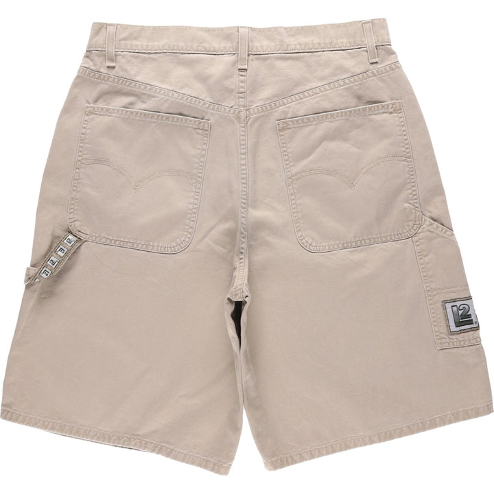 1990'S Levi's L2 36591-2524 Painter Shorts, Men's W34 (approx.), Vintage cotton Beige type Vintage Second Hand