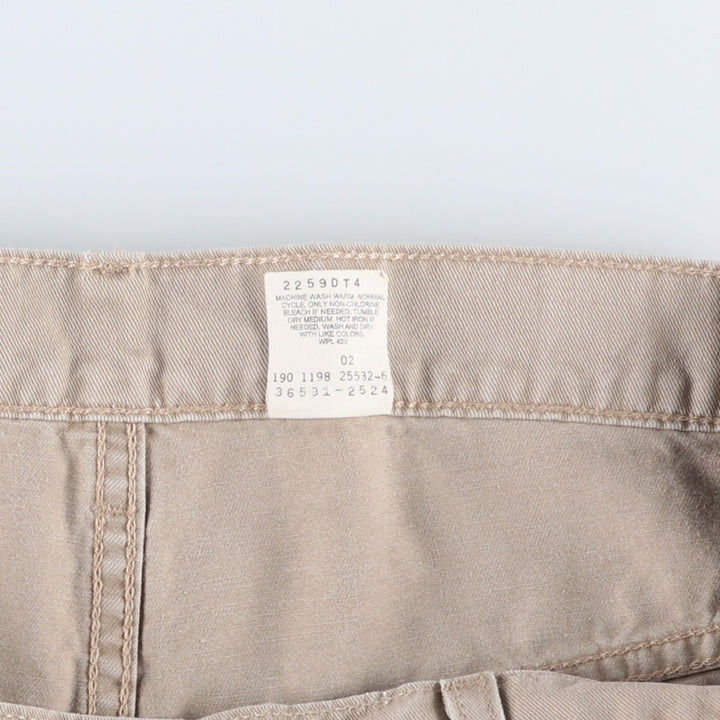 1990'S Levi's L2 36591-2524 Painter Shorts, Men's W34 (approx.), Vintage cotton Beige type Vintage Second Hand