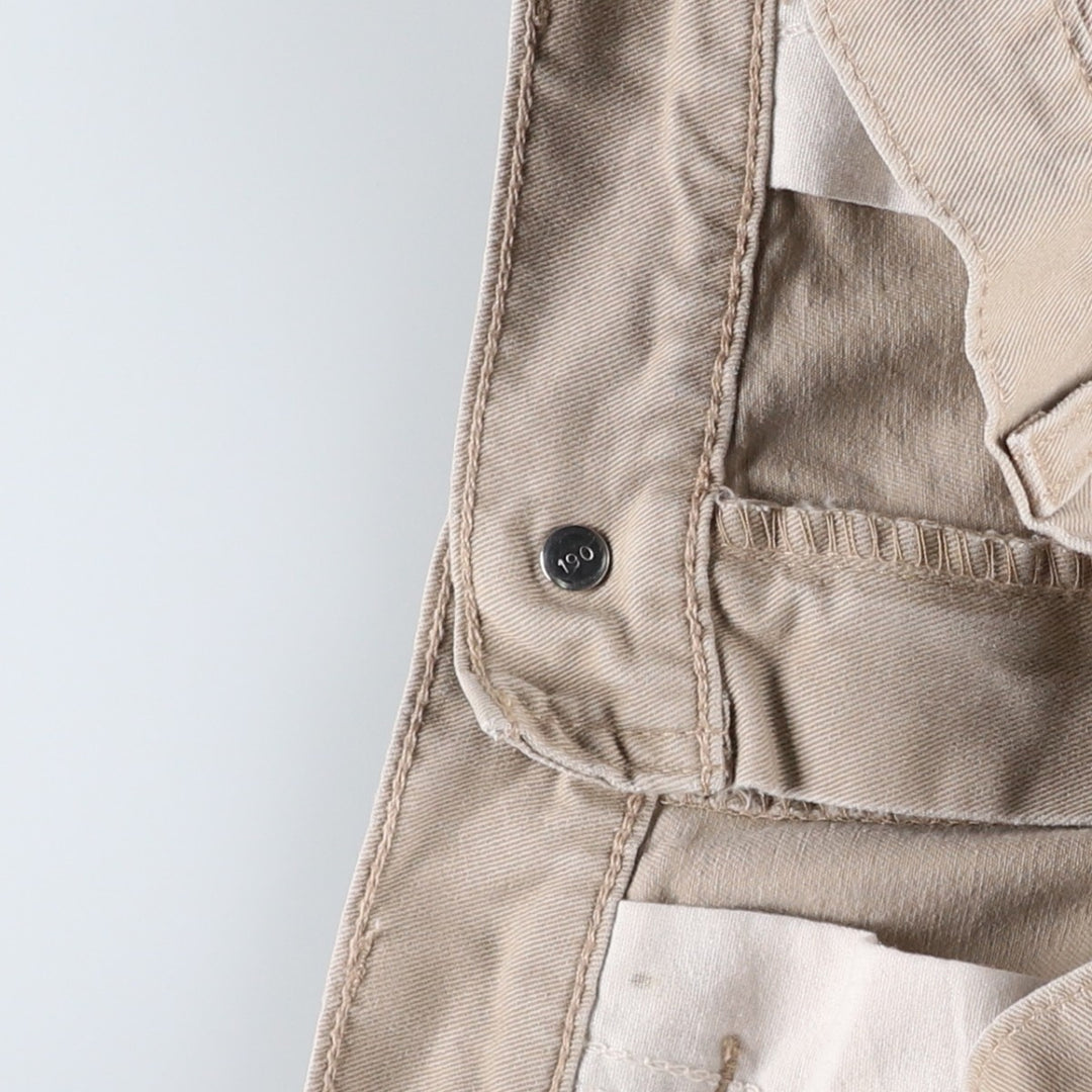 1990'S Levi's L2 36591-2524 Painter Shorts, Men's W34 (approx.), Vintage cotton Beige type Vintage Second Hand