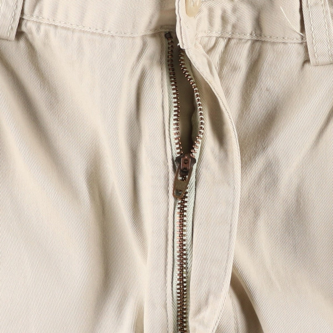 Ralph Lauren POLO by Ralph Lauren TYLER SHORT Two-pleat chino shorts, short pants, men's size W34 cotton Beige type Vintage Second Hand