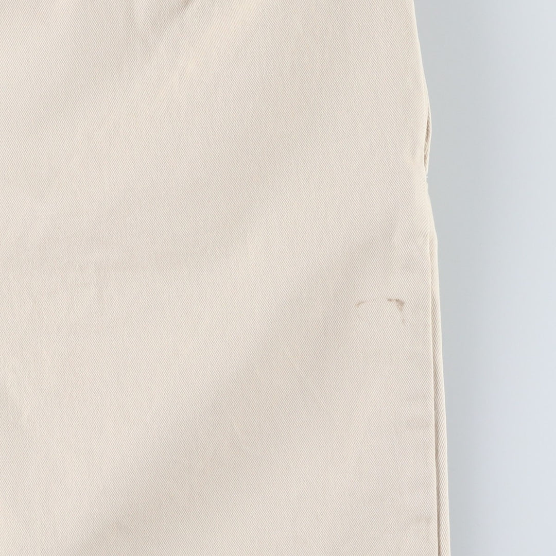 Ralph Lauren POLO by Ralph Lauren TYLER SHORT Two-pleat chino shorts, short pants, men's size W34 cotton Beige type Vintage Second Hand