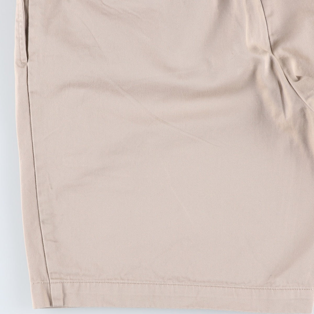 Ralph Lauren POLO by Ralph Lauren TYLER SHORT Two-pleat chino shorts, short pants, men's w35 equivalent cotton Beige type Vintage Second Hand