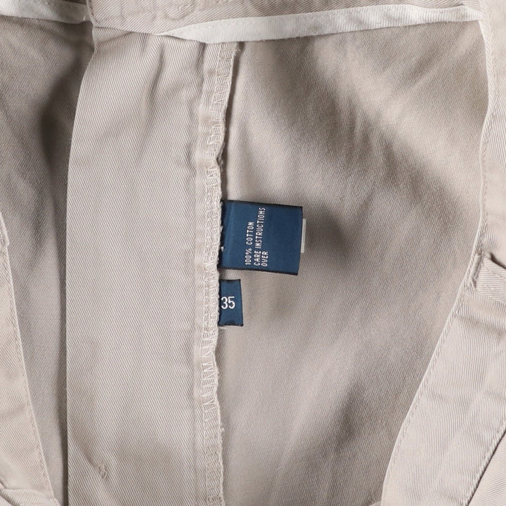 Ralph Lauren POLO by Ralph Lauren TYLER SHORT Two-pleat chino shorts, short pants, men's w35 equivalent cotton Beige type Vintage Second Hand