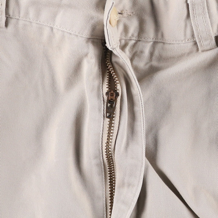 Ralph Lauren POLO by Ralph Lauren TYLER SHORT Two-pleat chino shorts, short pants, men's w35 equivalent cotton Beige type Vintage Second Hand