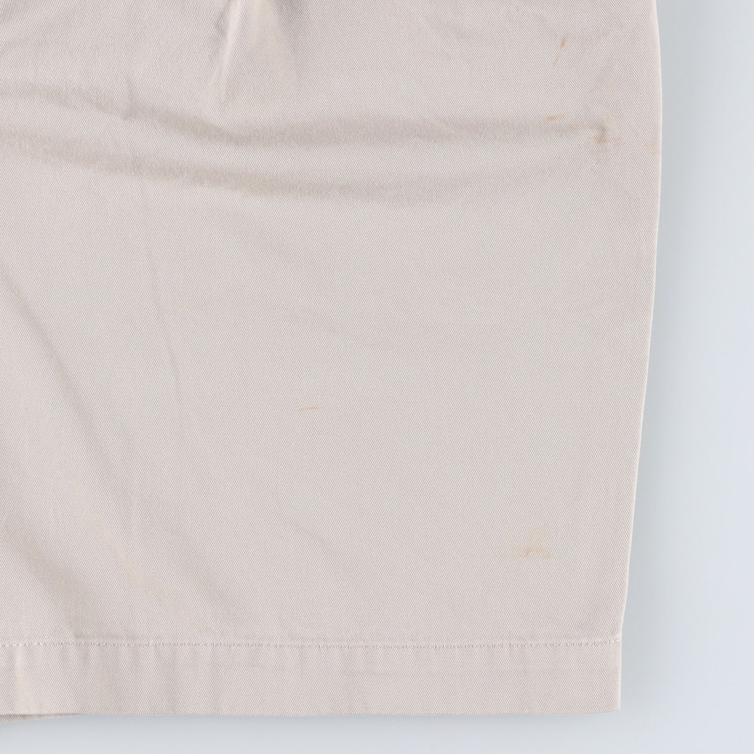 Ralph Lauren POLO by Ralph Lauren TYLER SHORT Two-pleat chino shorts, short pants, men's w35 equivalent cotton Beige type Vintage Second Hand