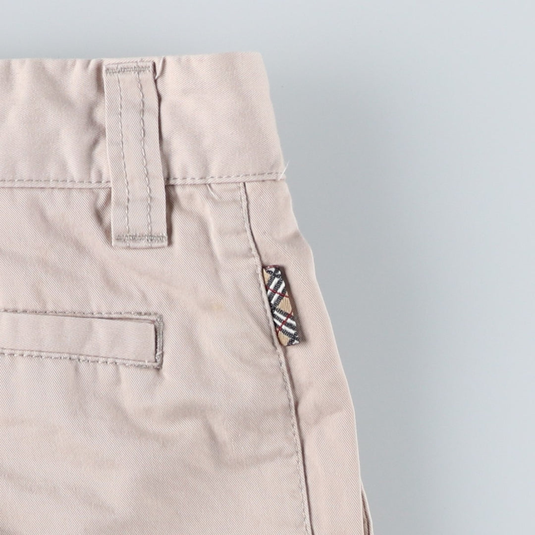 Burberry's BURBERRY LONDON One-tuck Chino Shorts, Made in Spain, Men's W35 (approx.) cotton Beige type Vintage Second Hand