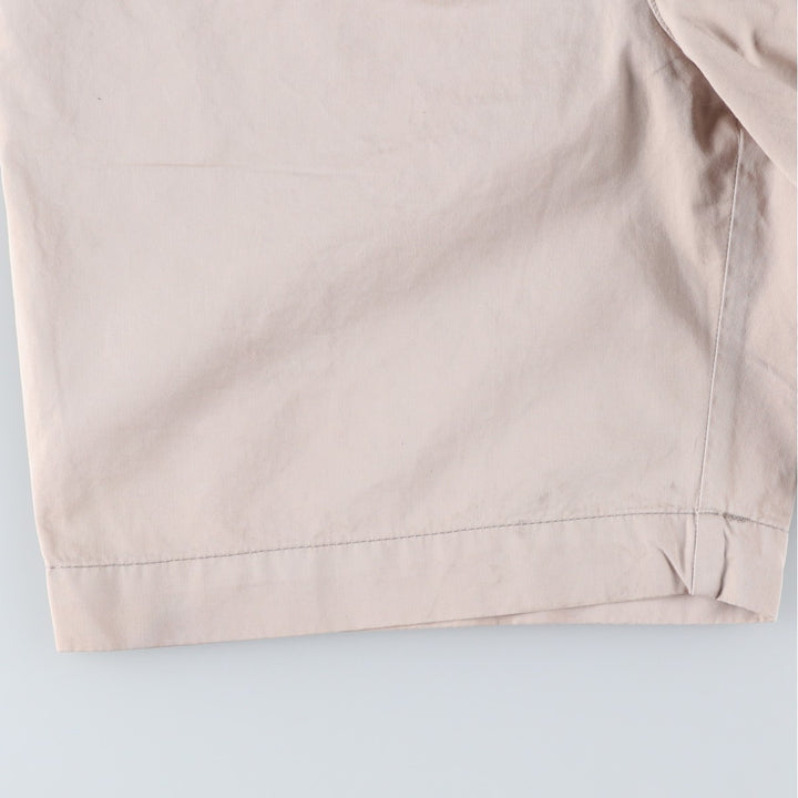Burberry's BURBERRY LONDON One-tuck Chino Shorts, Made in Spain, Men's W35 (approx.) cotton Beige type Vintage Second Hand