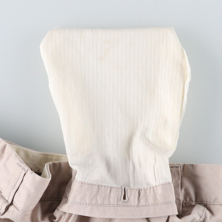 Burberry's BURBERRY LONDON One-tuck Chino Shorts, Made in Spain, Men's W35 (approx.) cotton Beige type Vintage Second Hand