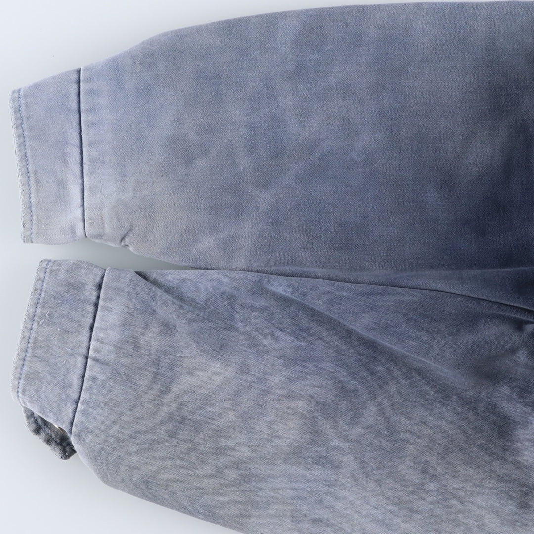 1970'S Wrangler padded fleece jacket, made in USA, men's size M equivalent, vintage. unclear blue type Vintage Second Hand