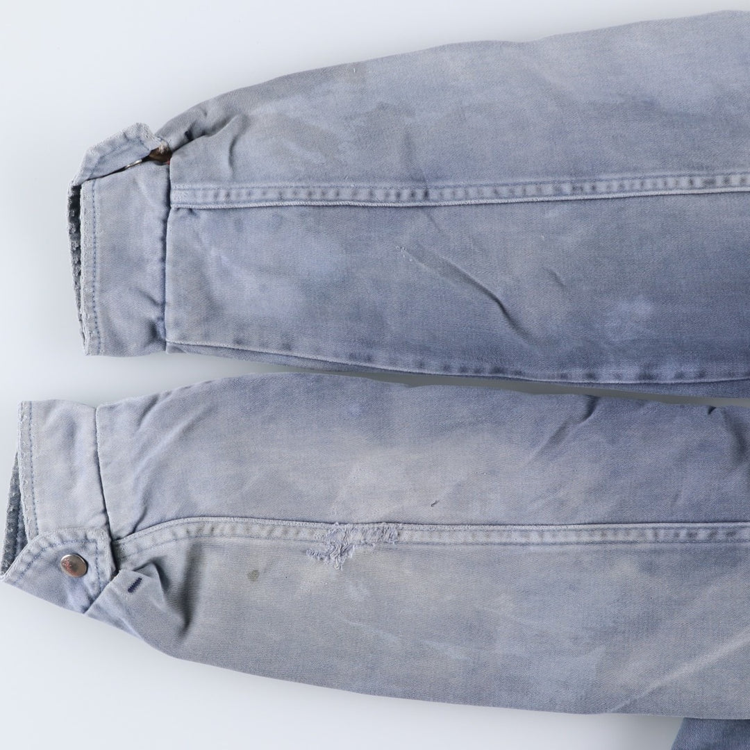 1970'S Wrangler padded fleece jacket, made in USA, men's size M equivalent, vintage. unclear blue type Vintage Second Hand