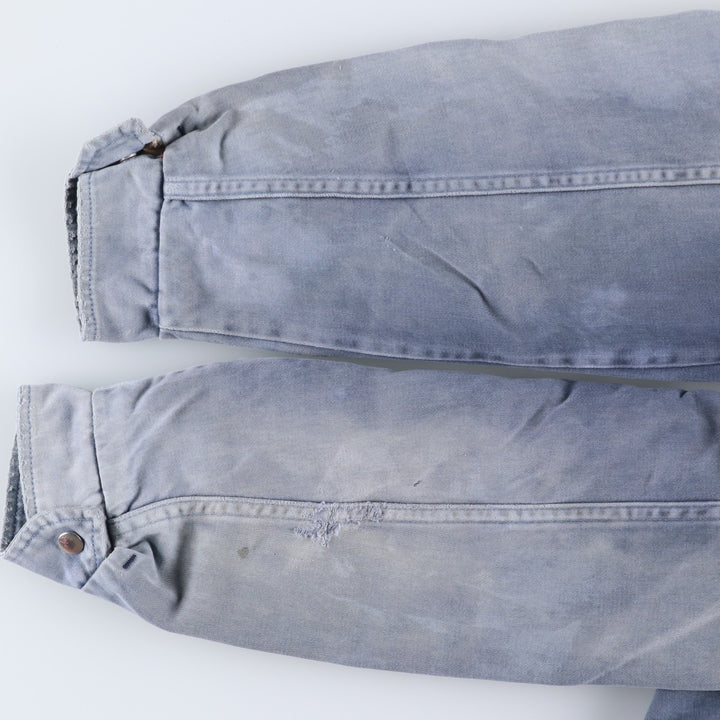1970'S Wrangler padded fleece jacket, made in USA, men's size M equivalent, vintage. unclear blue type Vintage Second Hand