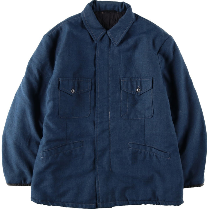 1960'S Murray Uniform Padded Jacket, Puffer Jacket, Men's XL (approx.), Vintage unclear navy blue type Vintage Second Hand