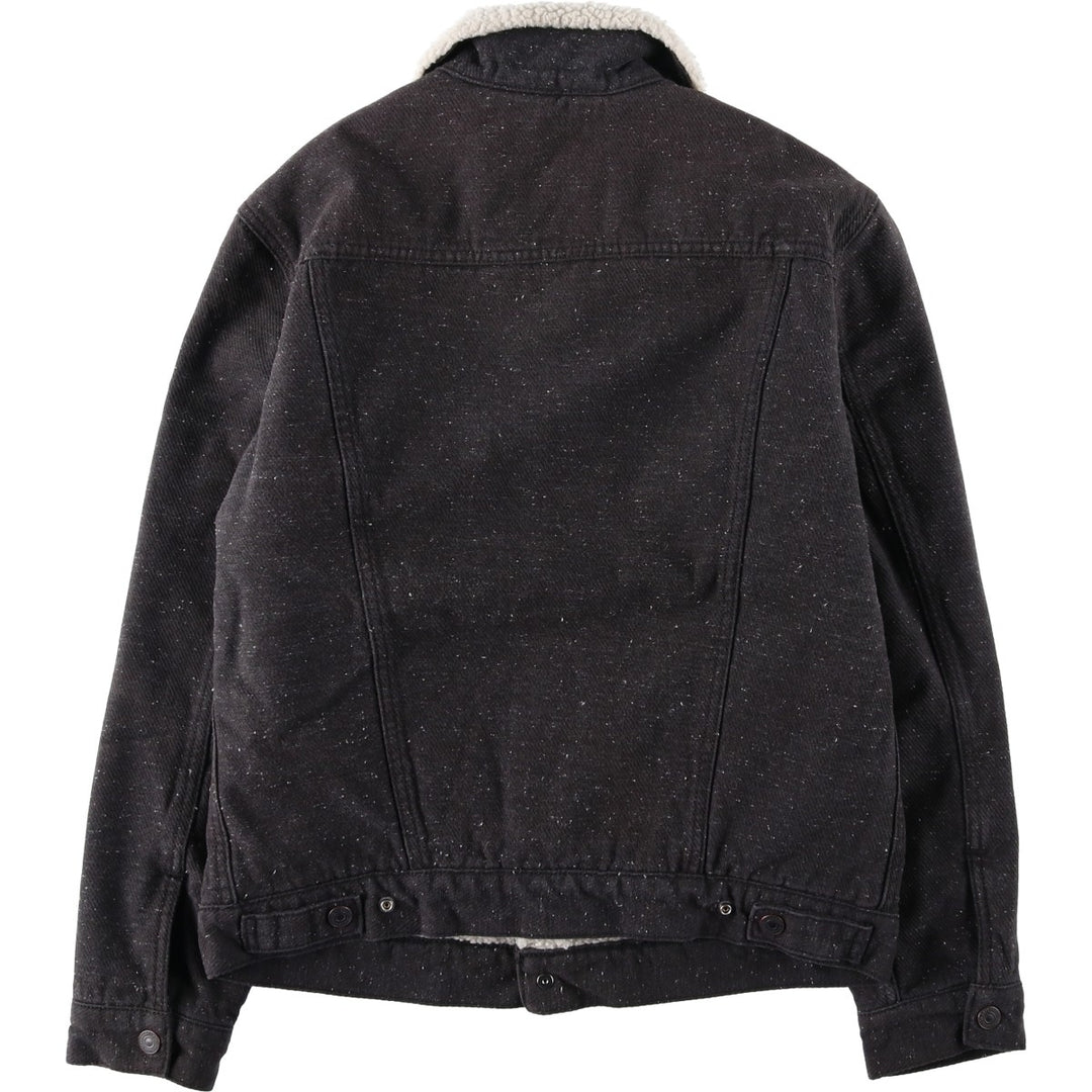 Levi's padded denim jacket, size M, men's cotton black type Vintage Second Hand