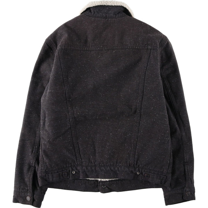 Levi's padded denim jacket, size M, men's cotton black type Vintage Second Hand