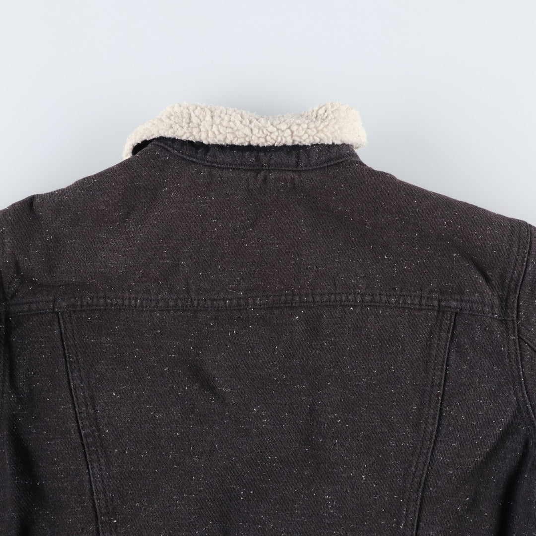 Levi's padded denim jacket, size M, men's cotton black type Vintage Second Hand