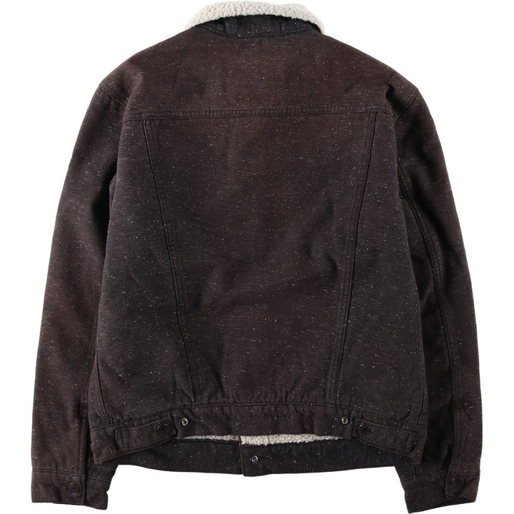 Levi's padded denim jacket, size M, men's cotton Charcoal Vintage Second Hand