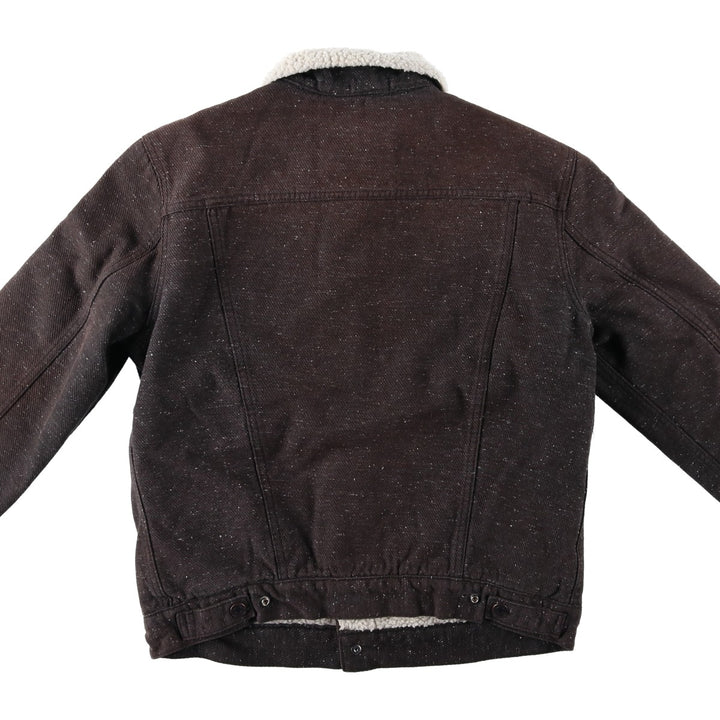 Levi's padded denim jacket, size M, men's cotton Charcoal Vintage Second Hand