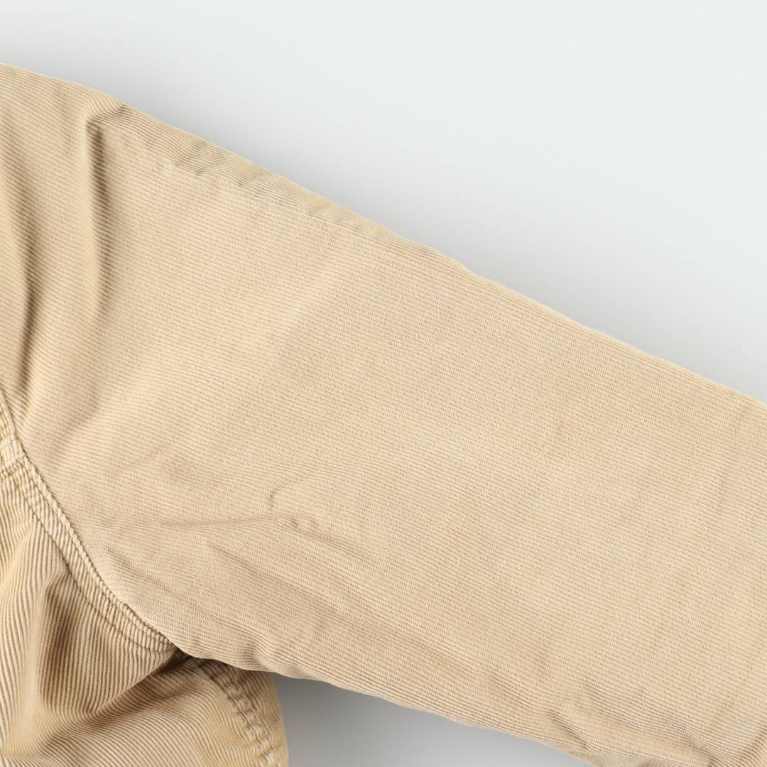 Levi's Trucker Jacket, Padded, Corduroy Boa Jacket, Men's Size M (approx.) cotton Beige type Vintage Second Hand