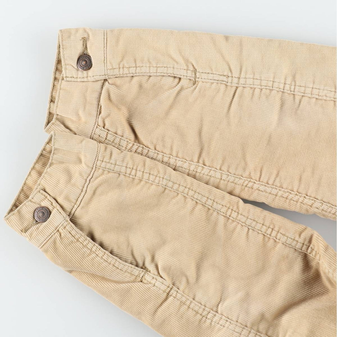 Levi's Trucker Jacket, Padded, Corduroy Boa Jacket, Men's Size M (approx.) cotton Beige type Vintage Second Hand