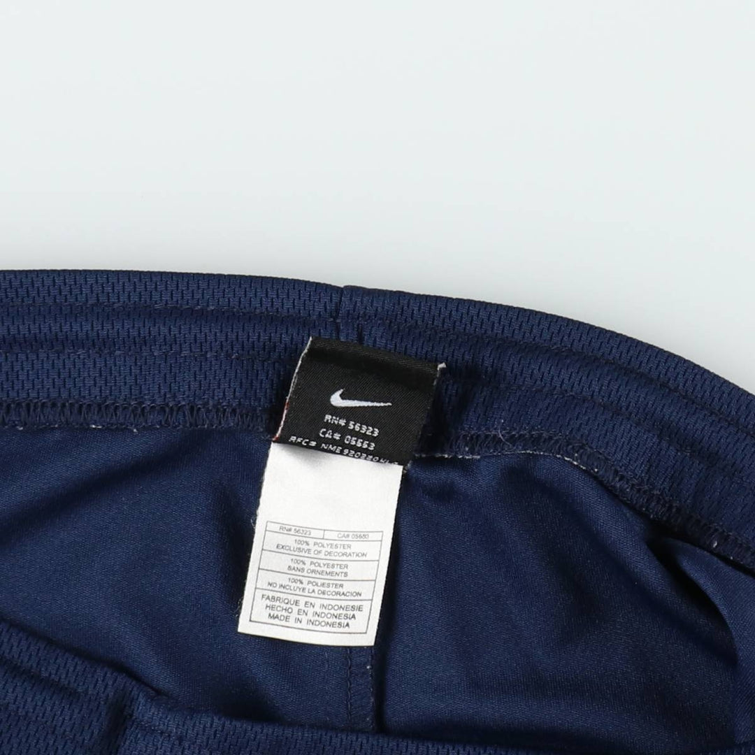 2000'S Nike Team Track Pants (Men's Size M) polyester blue type Vintage Second Hand