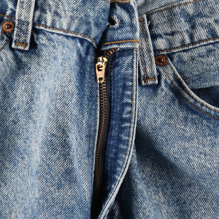 1980'S Levi's 40506-0209 Orange Tab Bootcut Denim Pants, Made in USA, Men's Size W34 (approx.), Vintage cotton blue type Vintage Second Hand