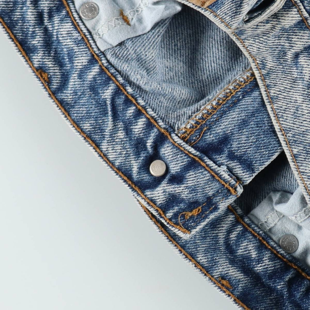 1980'S Levi's 40506-0209 Orange Tab Bootcut Denim Pants, Made in USA, Men's Size W34 (approx.), Vintage cotton blue type Vintage Second Hand