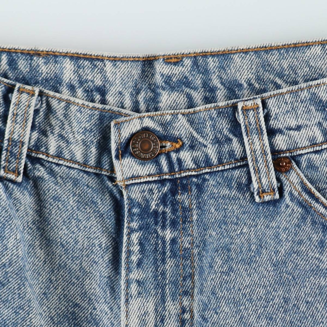 1980'S Levi's 40506-0209 Orange Tab Bootcut Denim Pants, Made in USA, Men's Size W34 (approx.), Vintage cotton blue type Vintage Second Hand