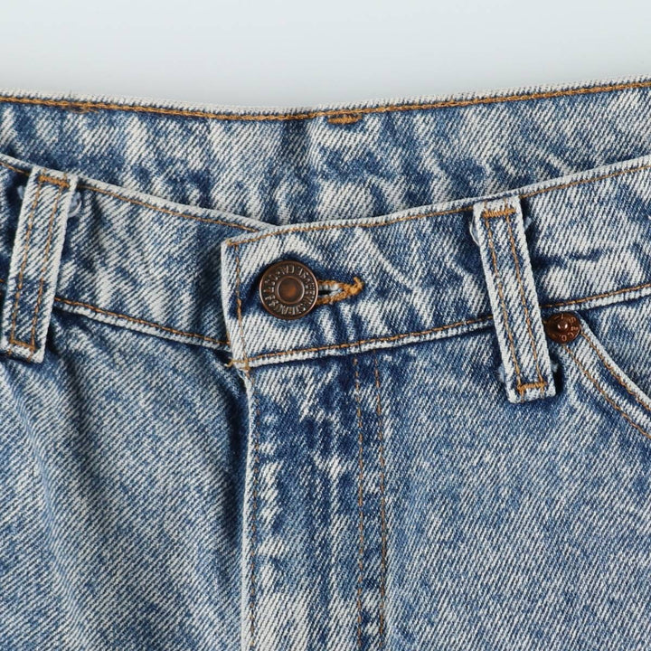 1980'S Levi's 40506-0209 Orange Tab Bootcut Denim Pants, Made in USA, Men's Size W34 (approx.), Vintage cotton blue type Vintage Second Hand
