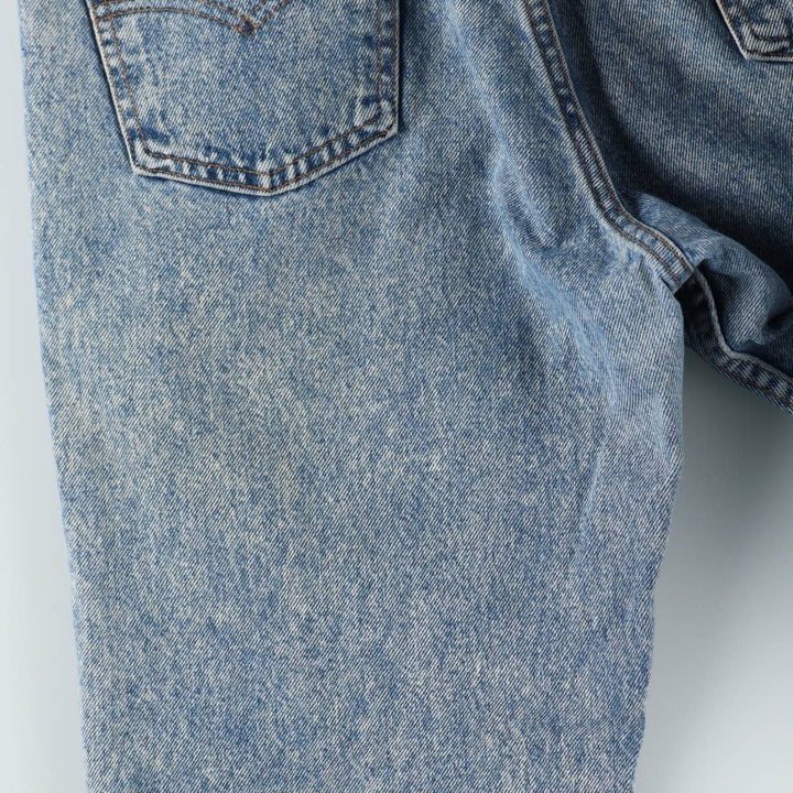 1980'S Levi's 40506-0209 Orange Tab Bootcut Denim Pants, Made in USA, Men's Size W34 (approx.), Vintage cotton blue type Vintage Second Hand