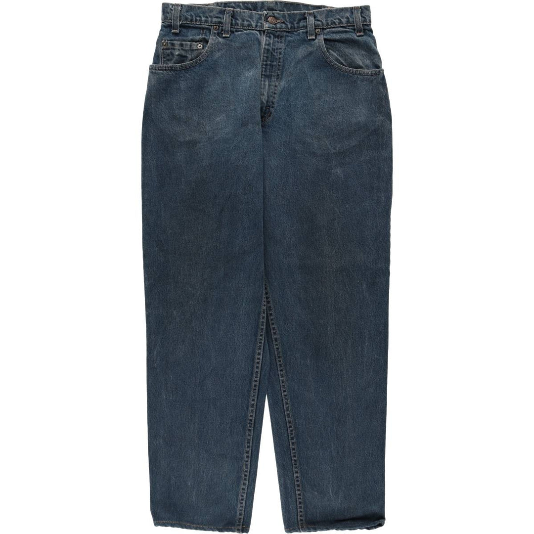 1990'S Levi's 545-4165 Straight Denim Pants, Made in USA, Men's Size W34 (approx.), Vintage cotton blue type Vintage Second Hand