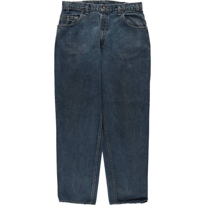 1990'S Levi's 545-4165 Straight Denim Pants, Made in USA, Men's Size W34 (approx.), Vintage cotton blue type Vintage Second Hand