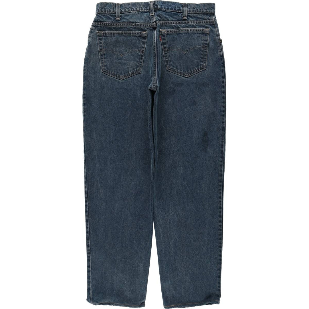 1990'S Levi's 545-4165 Straight Denim Pants, Made in USA, Men's Size W34 (approx.), Vintage cotton blue type Vintage Second Hand