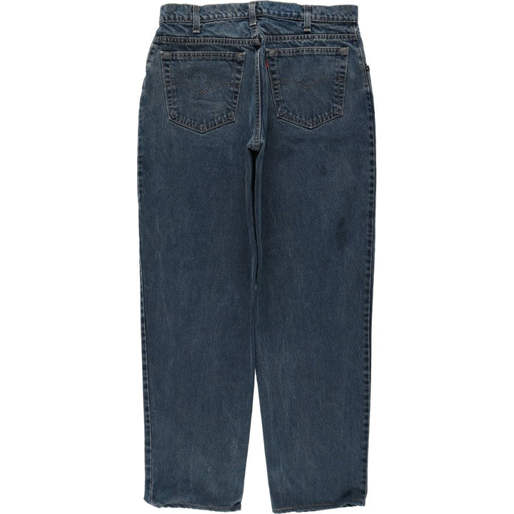 1990'S Levi's 545-4165 Straight Denim Pants, Made in USA, Men's Size W34 (approx.), Vintage cotton blue type Vintage Second Hand