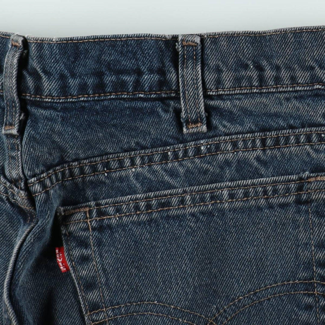 1990'S Levi's 545-4165 Straight Denim Pants, Made in USA, Men's Size W34 (approx.), Vintage cotton blue type Vintage Second Hand