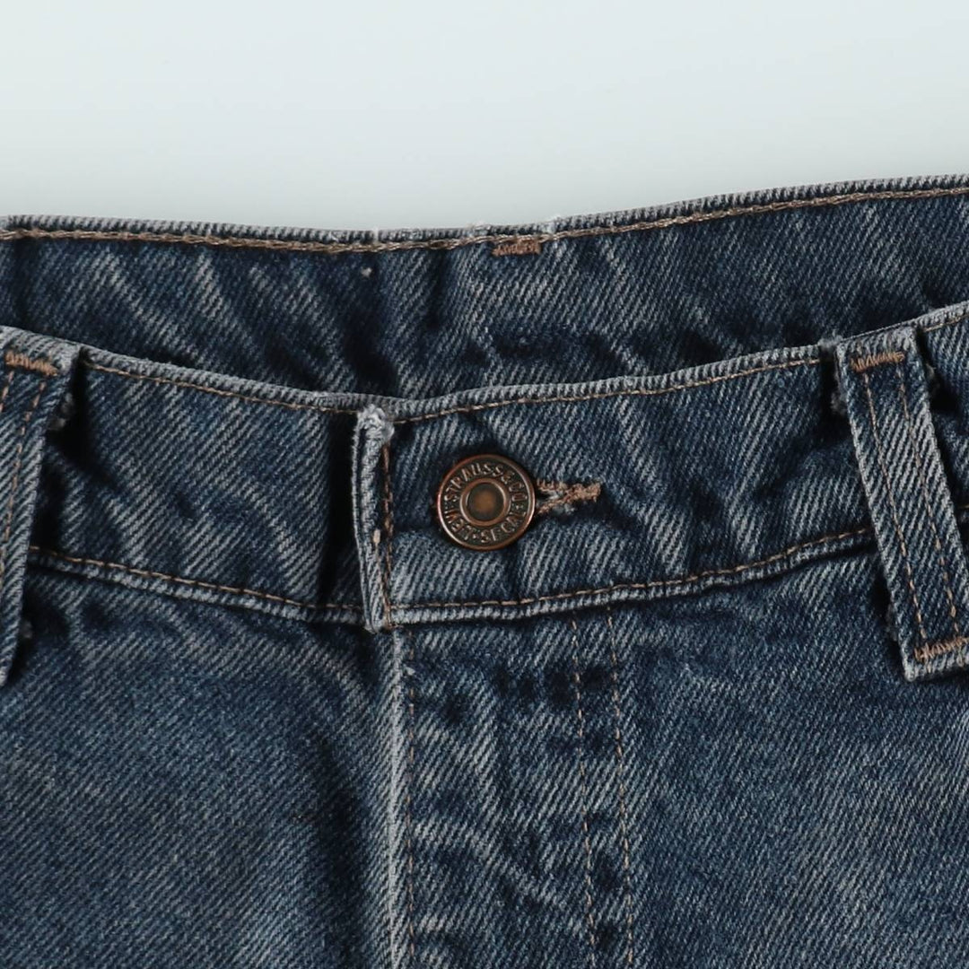 1990'S Levi's 545-4165 Straight Denim Pants, Made in USA, Men's Size W34 (approx.), Vintage cotton blue type Vintage Second Hand