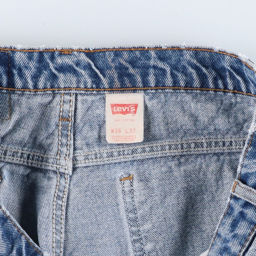 90'S Levi's 40505-0215 Regular Fit Straight Leg Orange Tab Tapered Denim Pants Men's W34 Vintage cotton blue type Vintage Second Hand