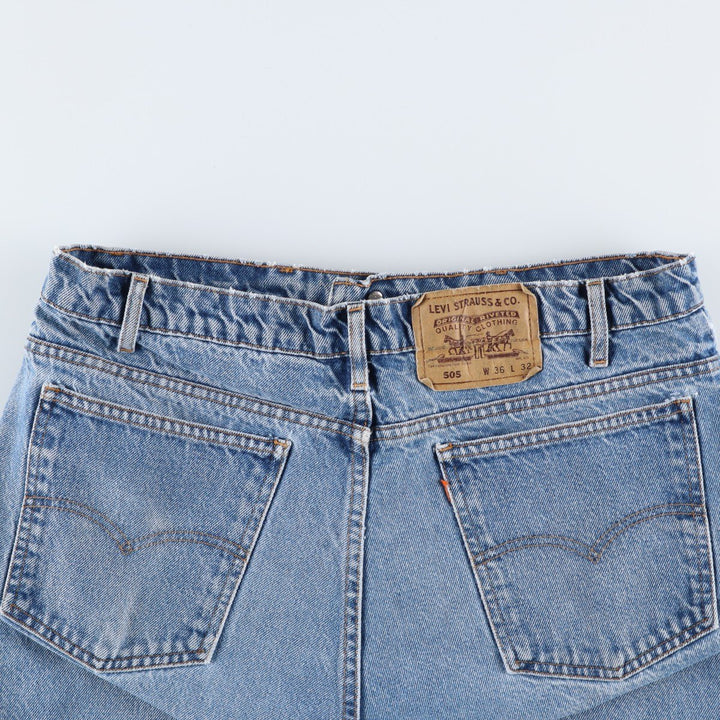 90'S Levi's 40505-0215 Regular Fit Straight Leg Orange Tab Tapered Denim Pants Men's W34 Vintage cotton blue type Vintage Second Hand