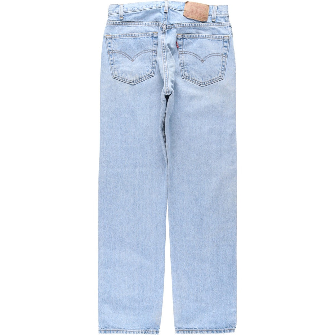90'S Levi's 00505-4834 Regular Fit Straight Leg Tapered Denim Pants, Men's Size W32 (approx.), Vintage cotton blue type Vintage Second Hand