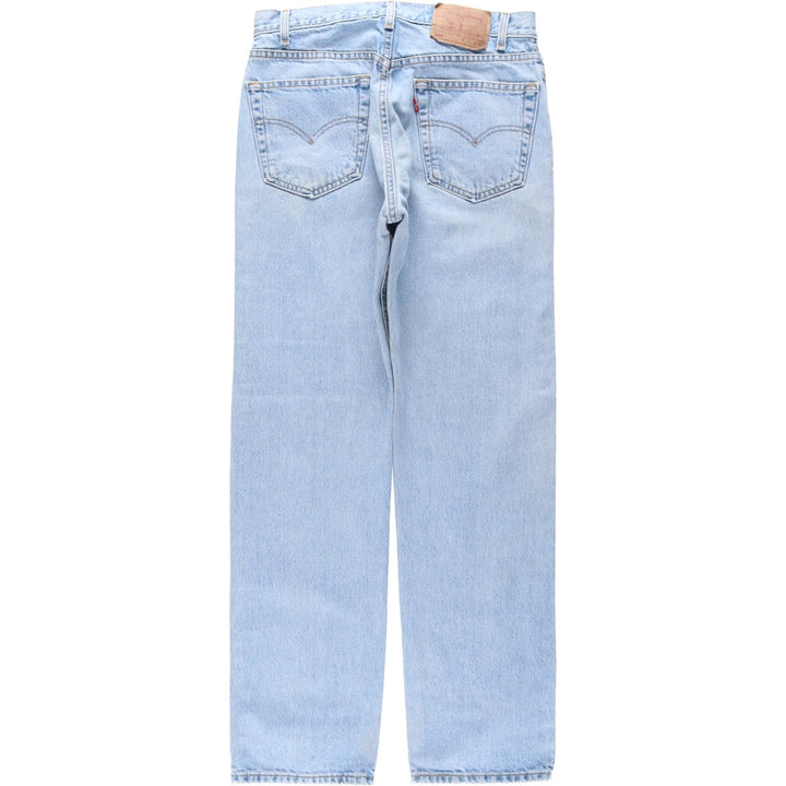 90'S Levi's 00505-4834 Regular Fit Straight Leg Tapered Denim Pants, Men's Size W32 (approx.), Vintage cotton blue type Vintage Second Hand