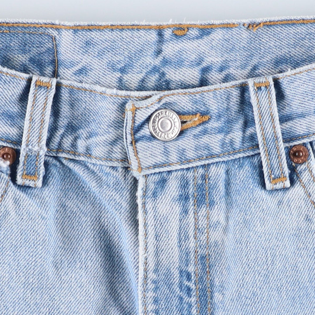 90'S Levi's 00505-4834 Regular Fit Straight Leg Tapered Denim Pants, Men's Size W32 (approx.), Vintage cotton blue type Vintage Second Hand