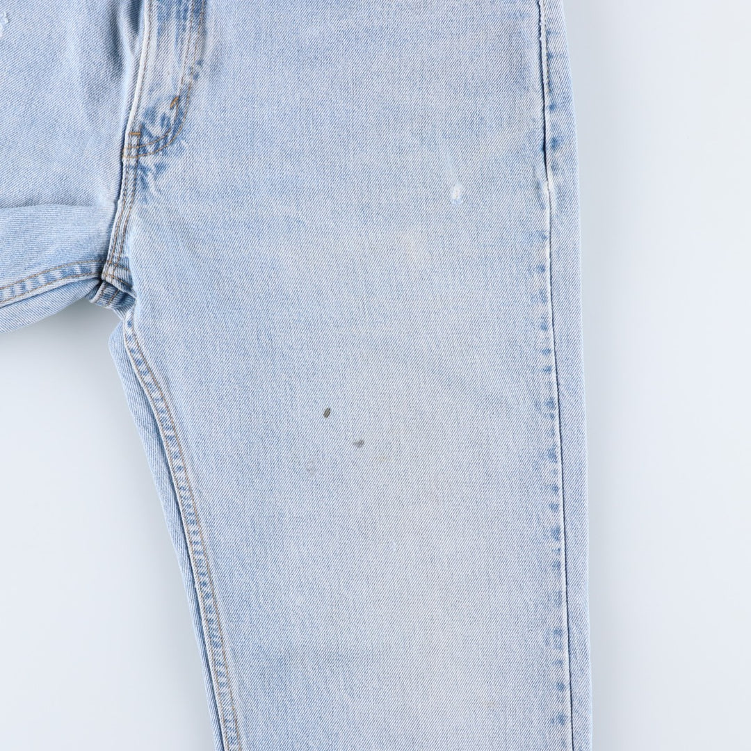 90'S Levi's 00505-4834 Regular Fit Straight Leg Tapered Denim Pants, Men's Size W32 (approx.), Vintage cotton blue type Vintage Second Hand
