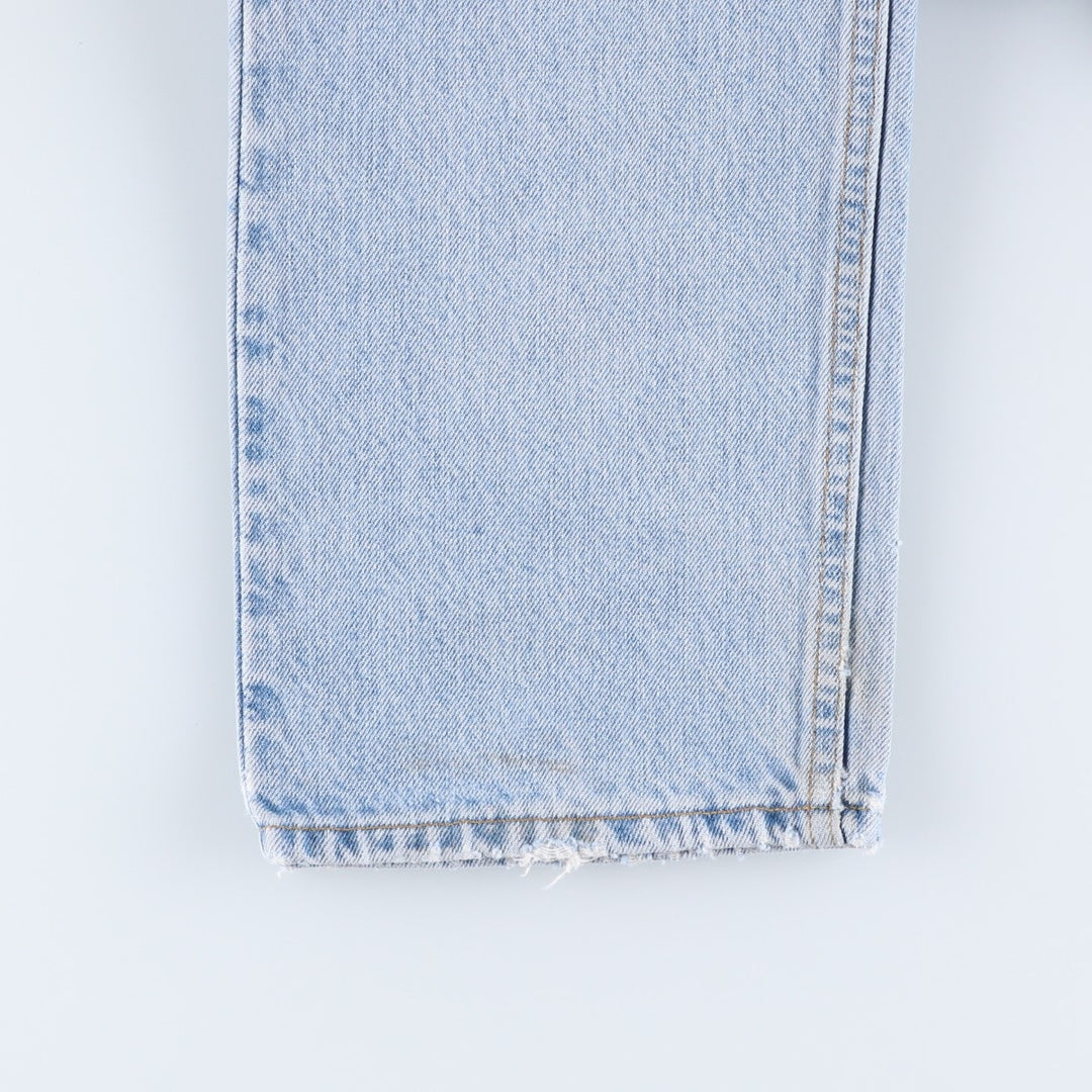90'S Levi's 00505-4834 Regular Fit Straight Leg Tapered Denim Pants, Men's Size W32 (approx.), Vintage cotton blue type Vintage Second Hand