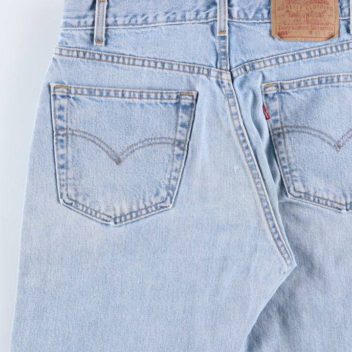90'S Levi's 00505-4834 Regular Fit Straight Leg Tapered Denim Pants, Men's Size W32 (approx.), Vintage cotton blue type Vintage Second Hand