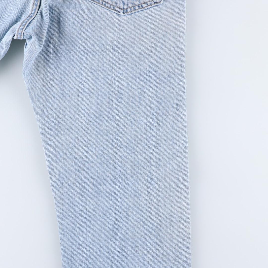 90'S Levi's 00505-4834 Regular Fit Straight Leg Tapered Denim Pants, Men's Size W32 (approx.), Vintage cotton blue type Vintage Second Hand
