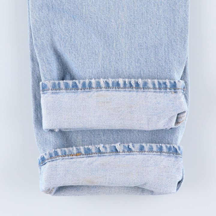 90'S Levi's 00505-4834 Regular Fit Straight Leg Tapered Denim Pants, Men's Size W32 (approx.), Vintage cotton blue type Vintage Second Hand