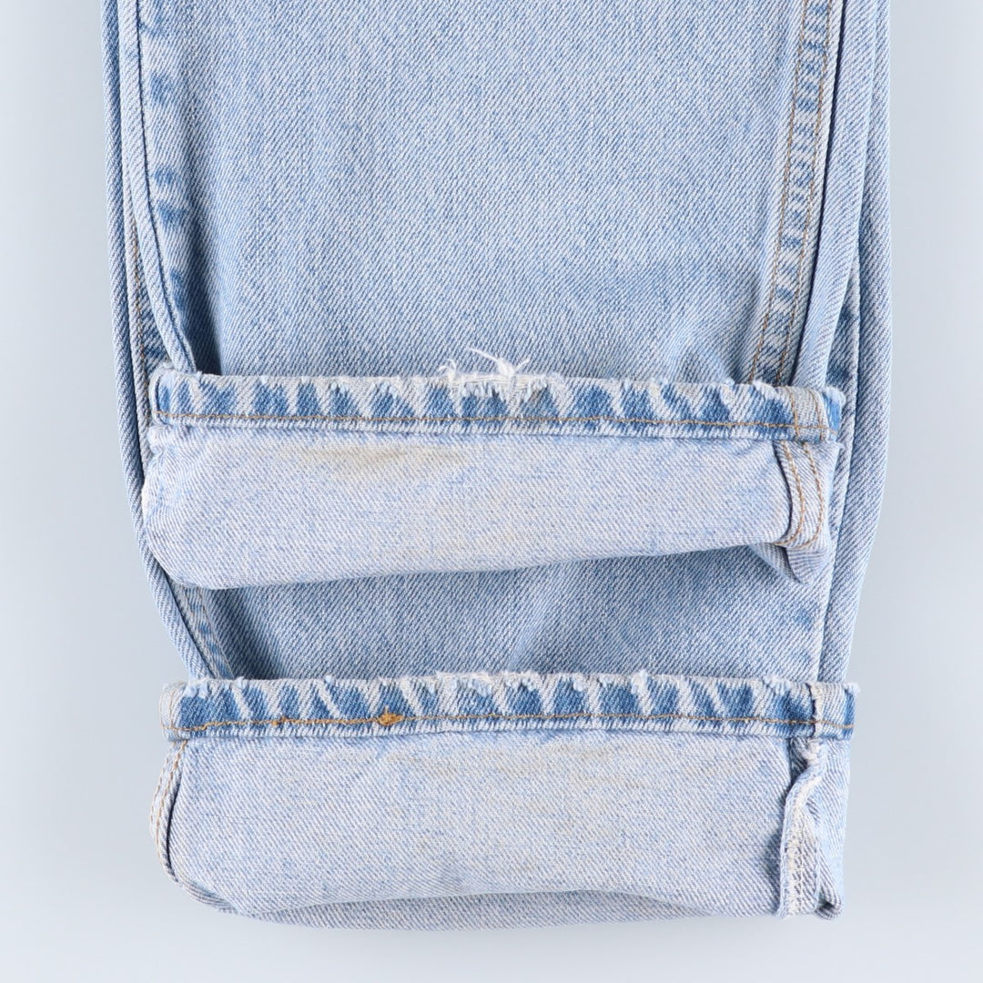 90'S Levi's 00505-4834 Regular Fit Straight Leg Tapered Denim Pants, Men's Size W32 (approx.), Vintage cotton blue type Vintage Second Hand