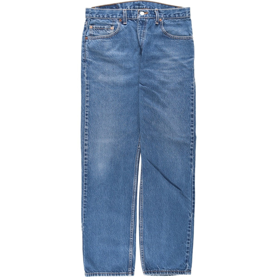 90'S Levi's 00505-0216 Regular Fit Straight Leg Tapered Denim Pants, Men's Size W33 (approx.), Vintage cotton blue type Vintage Second Hand
